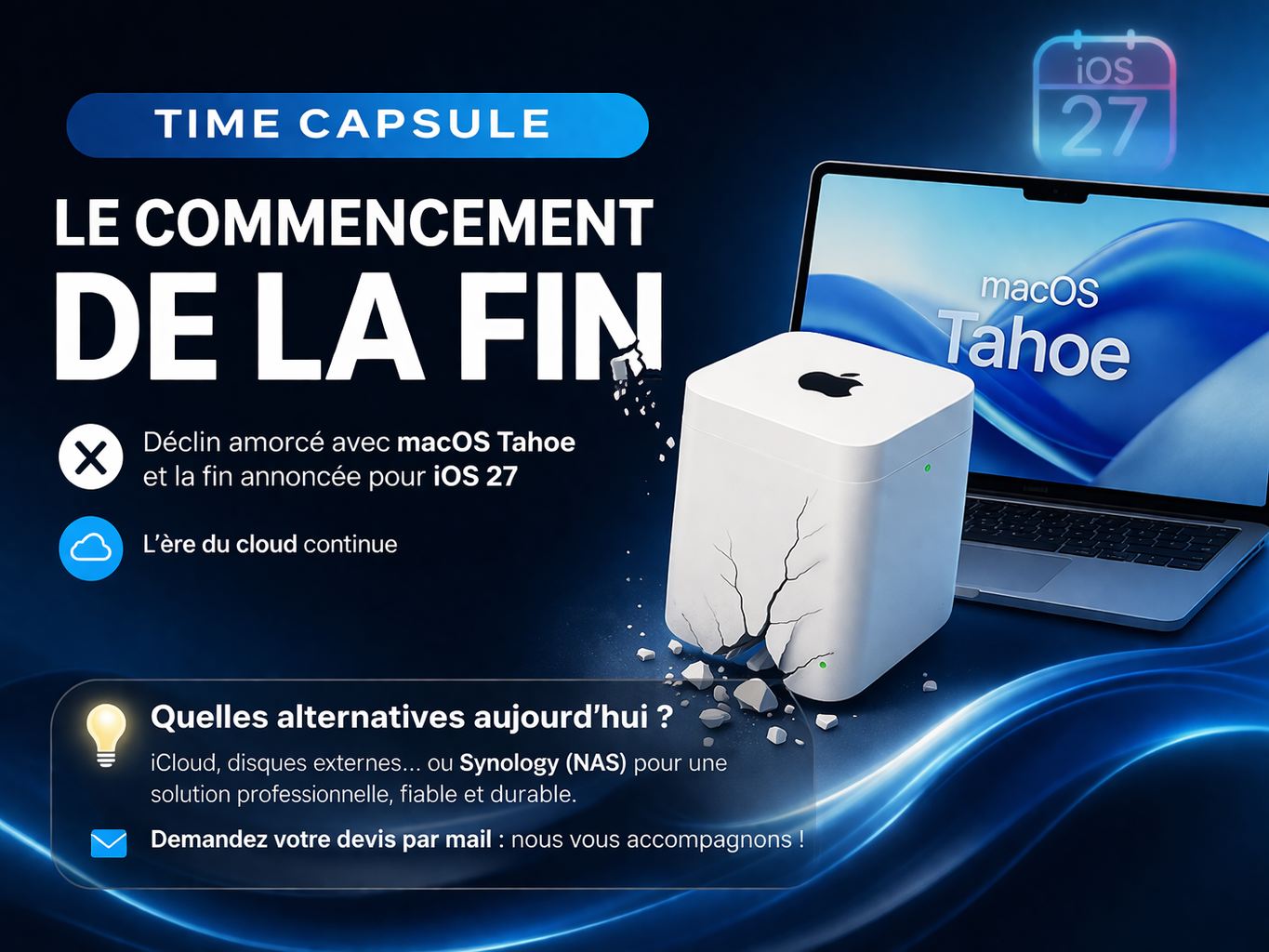 Time Capsule : le début de la fin sur macOS Tahoe